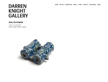 Tablet Screenshot of darrenknightgallery.com